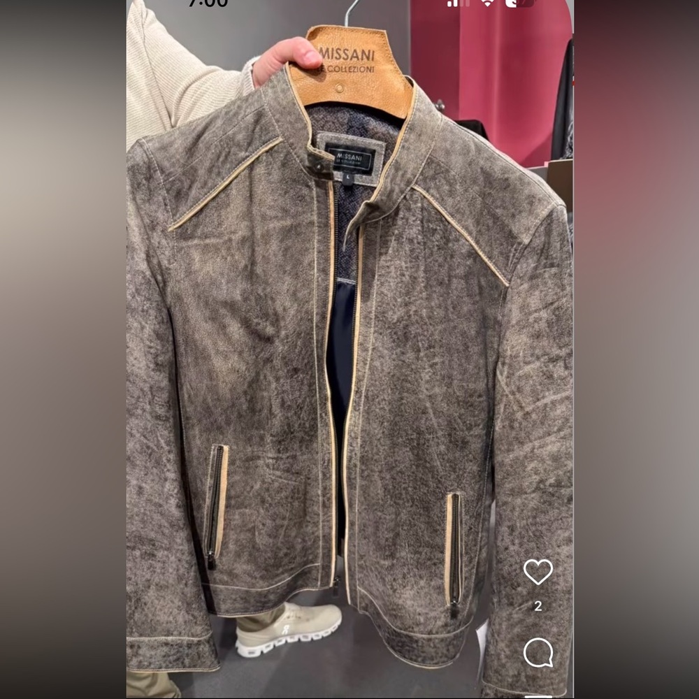 Brown Leather Jacket - Picture 2 of 5